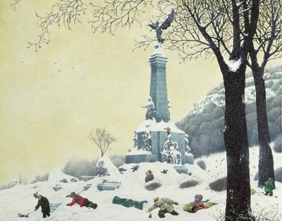 In the Park, Winter, from The Four Seasons in Quebec by Stephane Poulin